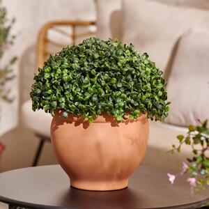 Artificial Topiary Ball Terracotta Pot Orange