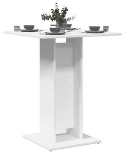 Bistro Table White 60x60x75 cm Engineered Wood