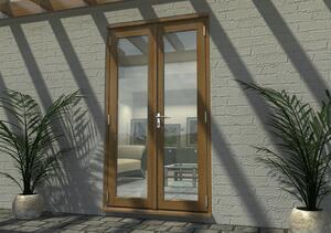 Rohden French Door Set 1200mm - Prefinished Oak