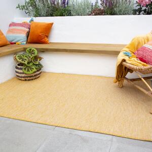 Yellow Mottled Indoor | Outdoor Rug - Patio - 58cm x 110cm