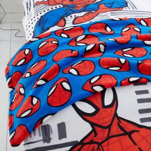 Disney Marvel Spider-Man Fleece Blanket Red, Blue and White
