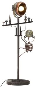 Stand Lamp with Repairman Design Iron
