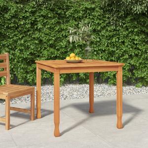 Garden Dining Table 85x85x75 cm Solid Wood Teak