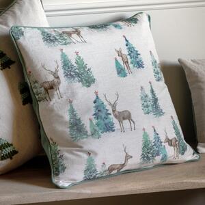 Forest Square Cushion Cover Sage