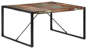 Dining Table 140x140x75 cm Solid Reclaimed Wood