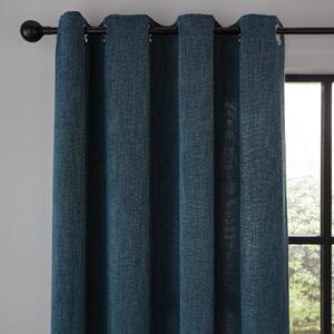 Wynter Thermal Eyelet Curtains Blue