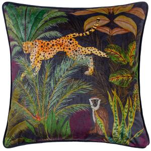 Wylder Tropics Aranya Cheetah Square Cushion MultiColoured