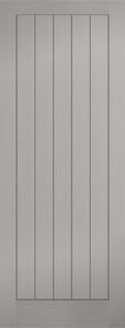 Textured - Vertical Panel - Grey Internal Door - 1981 x 686 x 35mm