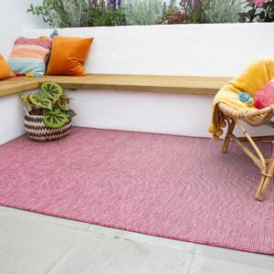 Raspberry Mottled Indoor | Outdoor Rug - Patio - 58cm x 110cm