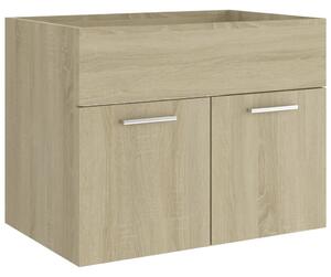 Sink Cabinet Sonoma Oak 60x38.5x46 cm Engineered Wood