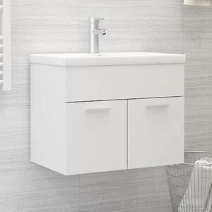 Sink Cabinet White 60x38.5x46 cm Chipboard