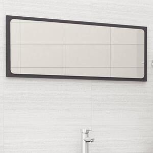 Bathroom Mirror Grey 100x1.5x37 cm Chipboard