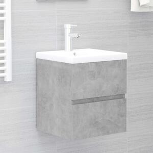 Sink Cabinet Concrete Grey 41x38.5x45 cm Engineered Wood