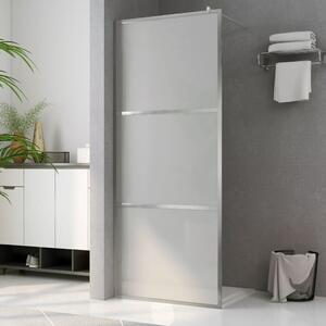 Walk-in Shower Wall with Whole Frosted ESG Glass 100x195 cm