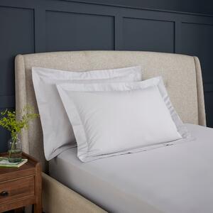 Dorma Premium 100% Brushed Cotton Oxford Pillowcase Pair Grey