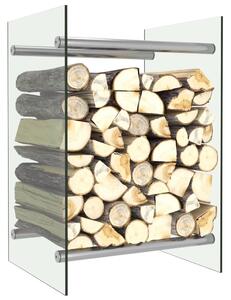 Firewood Rack Transparent 40x35x60 cm Glass