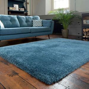 Deluxe Thick Soft Duck Egg Shaggy Bedroom Rug - Whistler - 60cm x 110cm