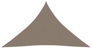 Sunshade Sail Oxford Fabric Triangular 3.5x3.5x4.9 m Taupe