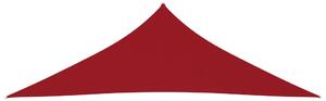 Sunshade Sail Oxford Fabric Triangular 3.5x3.5x4.9 m Red