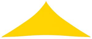 Sunshade Sail Oxford Fabric Triangular 4x4x4 m Yellow