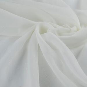 By the Metre Optic Cream Voile White
