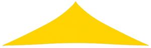 Sunshade Sail Oxford Fabric Triangular 3.5x3.5x4.9 m Yellow