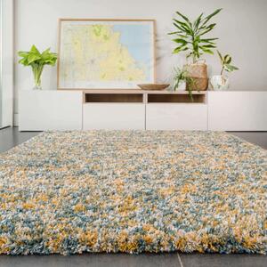 Soft Mottled Multicolour Shaggy Area Rug - Camberley - 60cm x 110cm