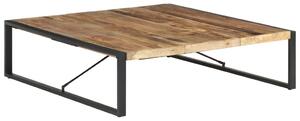 Coffee Table 140x140x40 cm Rough Mango Wood