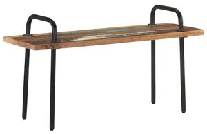 Bench 110 cm Solid Reclaimed Wood