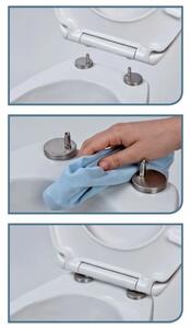 SCHÜTTE Duroplast High Gloss Toilet Seat with Soft-Close BROKEN GLASS