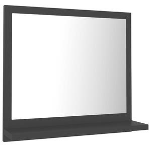 Bathroom Mirror Black 40x10.5x37 cm Engineered Wood