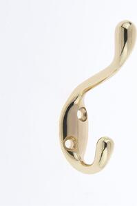 Basic Coat Hook - Polished Brass