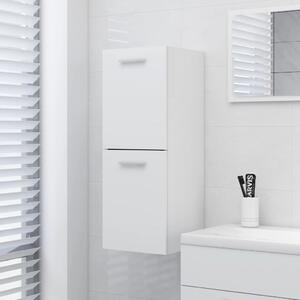 Bathroom Cabinet White 30x30x80 cm Chipboard