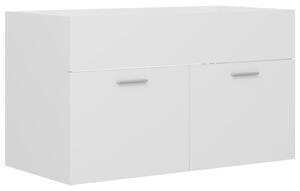 Sink Cabinet White 80x38.5x46 cm Engineered Wood