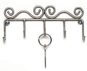 Decorative Metal 4 Key Coat Hook