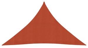 Sunshade Sail 160 g/m² Terracotta 2.5x2.5x3.5 m HDPE