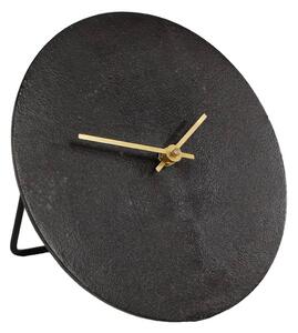 Gifts Amsterdam Desk Clock Moon S Aluminium Black 20cm