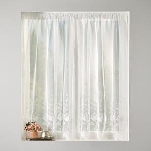 By the Metre Adele Voile Net Fabric White