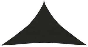 Sunshade Sail 160 g/m² Black 3x3x4.2 m HDPE