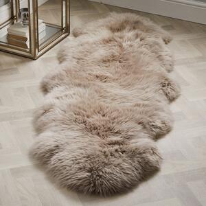 Double Pelt Sheepskin Rug Mink