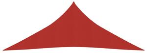 Sunshade Sail 160 g/m² Red 3x3x3 m HDPE