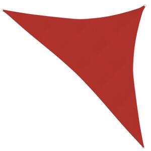 Sunshade Sail 160 g/m² Red 4x4x5.8 m HDPE