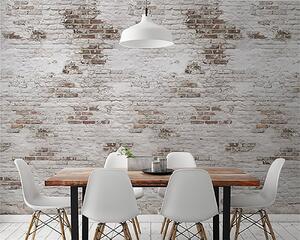 Grandeco Bricks Light Grey Digital Wallpaper Mural