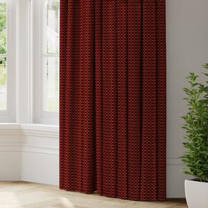 Trellis Made to Measure Curtains Red