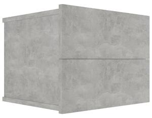 Bedside Cabinet Concrete Grey 40x30x30 cm Engineered Wood