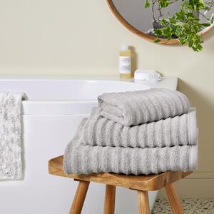 Soft and Fluffy Silver Towels Silver