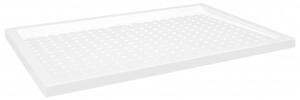 Shower Base Tray with Dots White 80x120x4 cm ABS