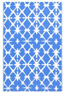 Outdoor Carpet Blue and White 80x150 cm PP
