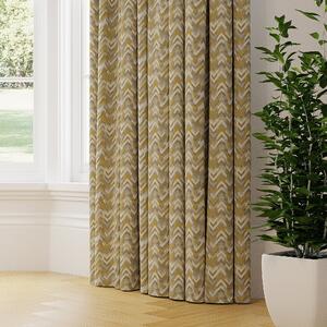 Volta Made to Measure Curtains Yellow/Brown