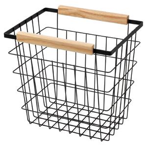 Medium Iron Wire Basket with Ash Handle